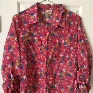 Flowered blouse